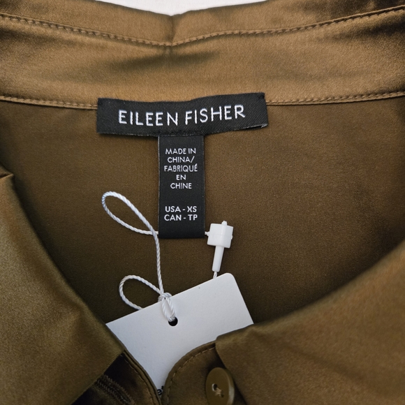Eileen Fisher Tops - Eileen Fisher Brown Blouse
